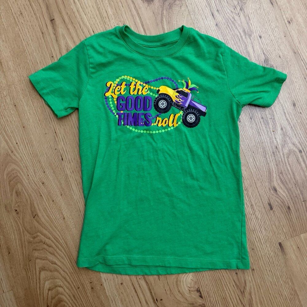 Mardi Gras Youth Let The Good Times Roll Tshirt
